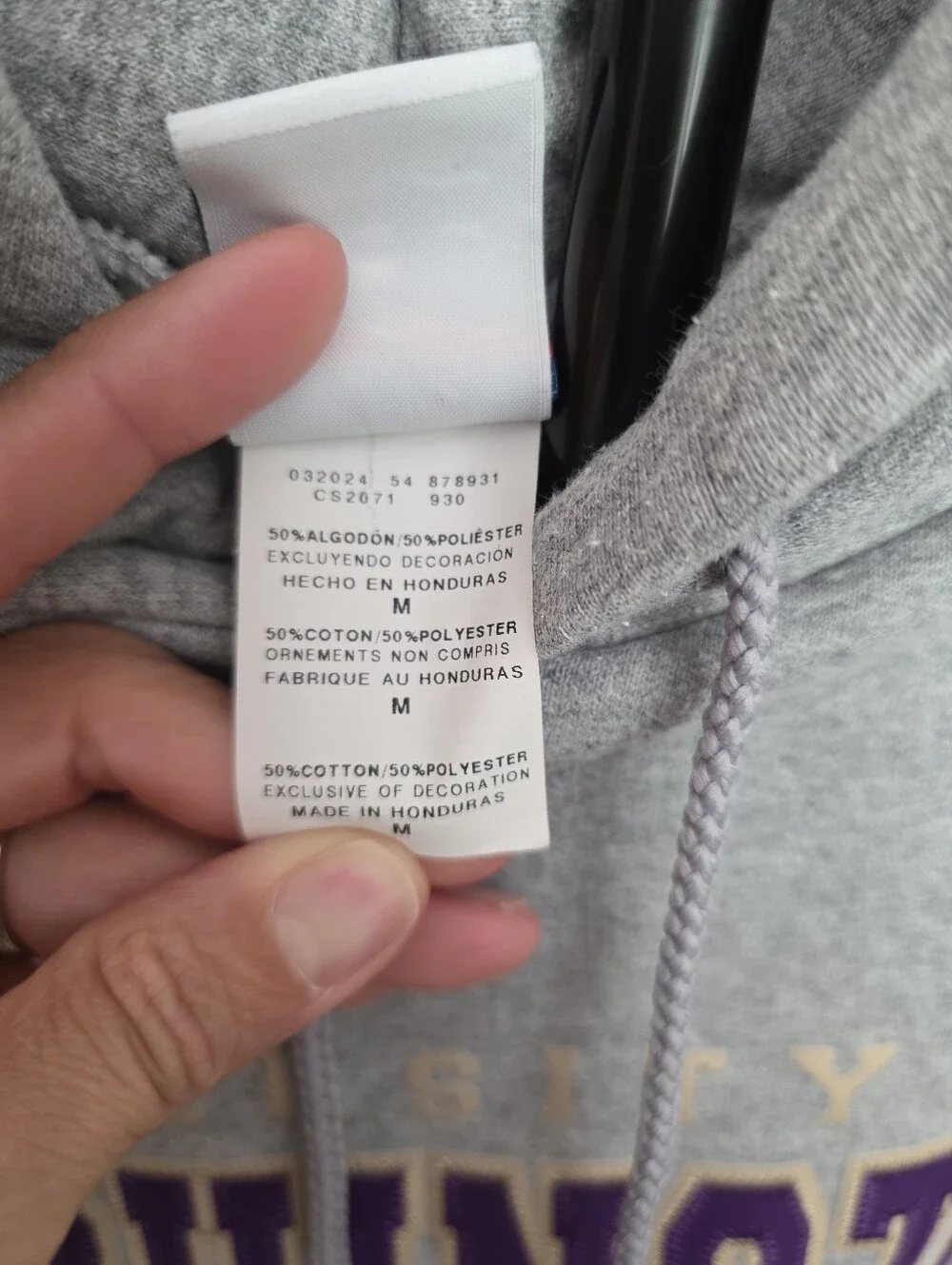 Champion University Of Washington Gray Hoodie